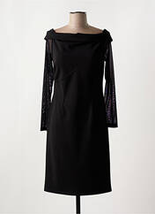 Robe mi-longue noir GINA BACCONI pour femme seconde vue