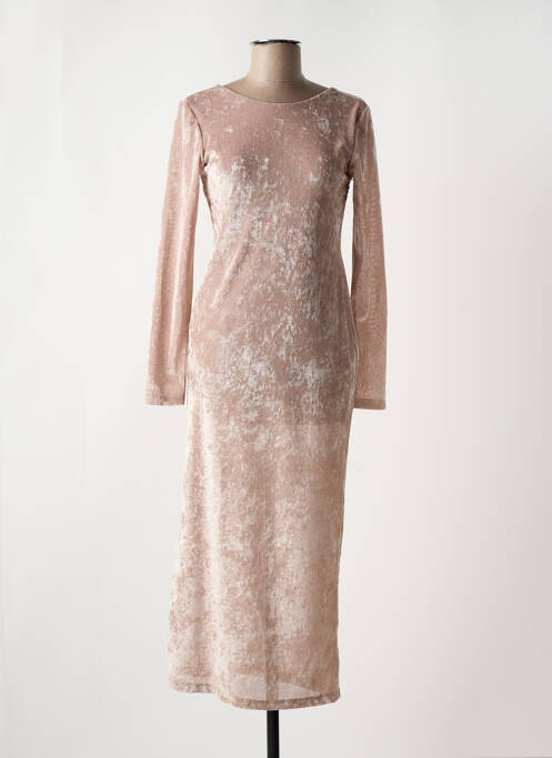 Robe longue manches longues manches longues or CIVICO 1 femme