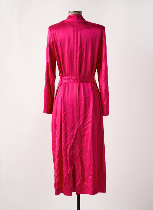 Robe longue rose ANGELA DAVIS pour femme