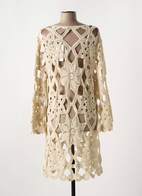 Robe mi-longue beige ALTAMIRA pour femme