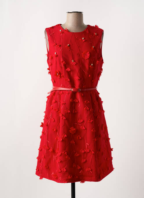 Robe mi-longue rouge CIVICO 1 femme