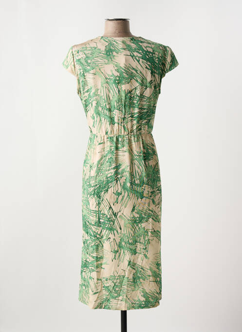 Robe mi-longue vert FRIDA MADÉ pour femme