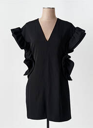 Robe courte manches courtes manches courtes noir ANGELA DAVIS femme