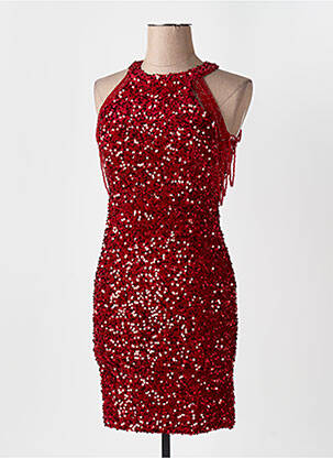 Robe courte sans manche sans manche rouge CIVICO 1 femme