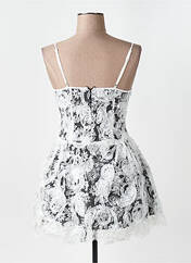 Robe courte blanc LUMINA pour femme seconde vue