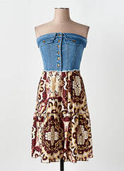 Robe courte bleu ANGELA DAVIS pour femme seconde vue