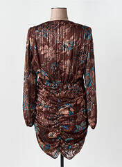 Robe courte marron ALTAMIRA pour femme seconde vue