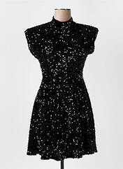 Robe courte noir ANGELA DAVIS pour femme seconde vue