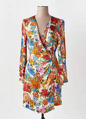 Robe courte orange ANGELA DAVIS pour femme seconde vue