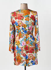 Robe courte orange ANGELA DAVIS pour femme seconde vue