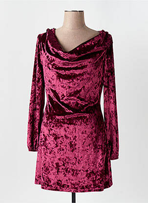 Robe courte rouge ANGELA DAVIS pour femme