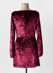 Robe courte rouge ANGELA DAVIS pour femme seconde vue