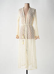 Veste kimono beige CHANCE OFF pour femme seconde vue