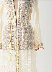 Veste kimono beige CHANCE OFF pour femme seconde vue