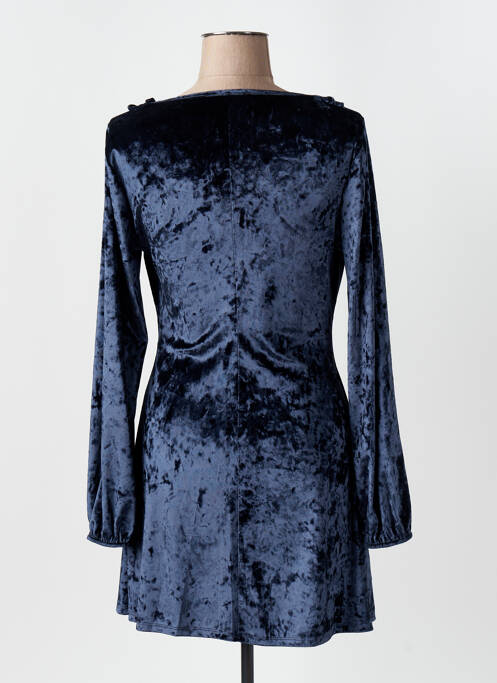 Robe courte bleu ANGELA DAVIS pour femme