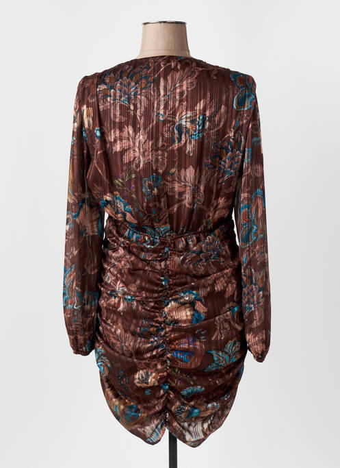 Robe courte marron ALTAMIRA pour femme