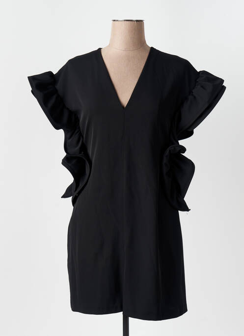 Robe courte noir ANGELA DAVIS pour femme