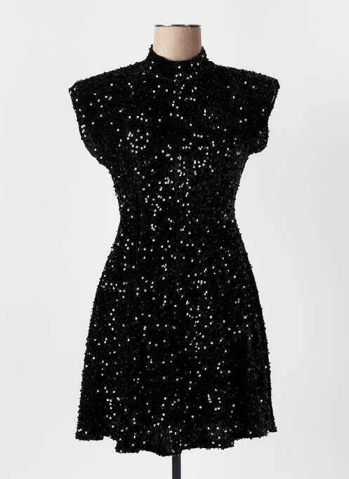 Robe courte noir ANGELA DAVIS pour femme