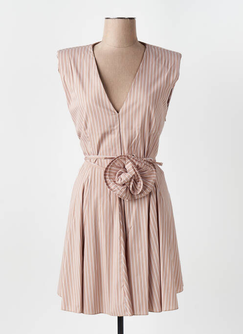 Robe courte rose KING KONG pour femme