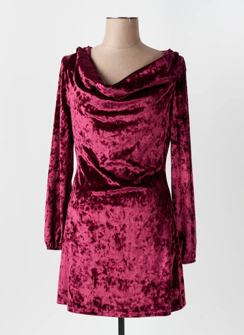 Robe courte rouge ANGELA DAVIS pour femme