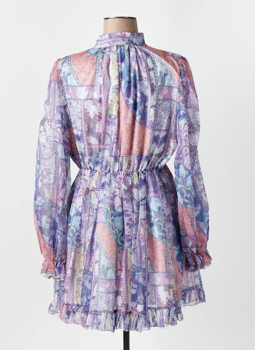 Robe courte violet CHANCE OFF pour femme