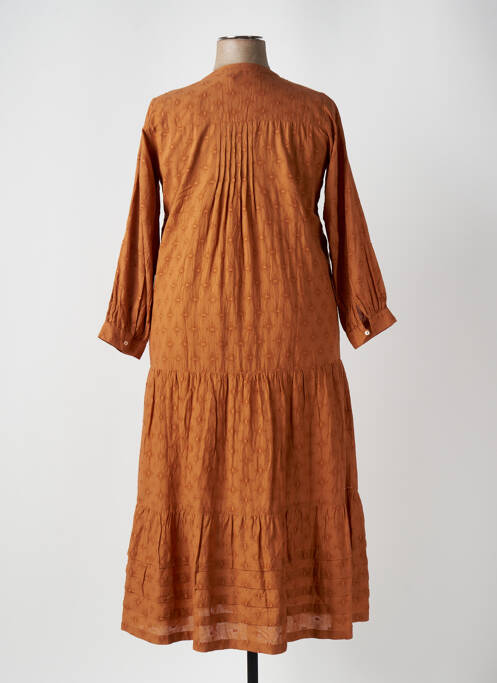 Robe longue marron GIOYA & CO pour femme