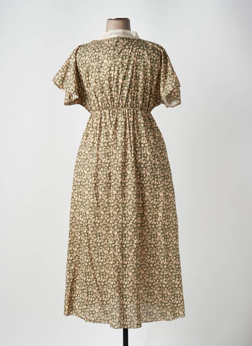 Robe longue vert ALTAMIRA pour femme