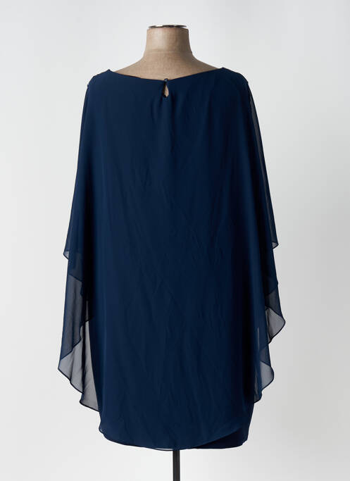 Robe mi-longue bleu fonce FASHION NEW YORK femme