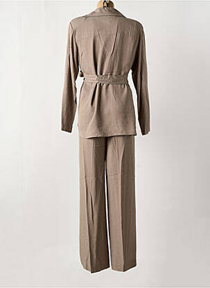 Ensemble pantalon manches longues marron ANGELA DAVIS femme