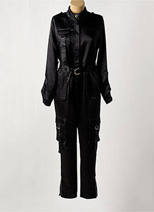 Combi-pantalon manches longues noir DE ROYAL femme