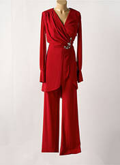Combi-pantalon rouge FASHION NEW YORK pour femme seconde vue