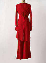 Combi-pantalon rouge FASHION NEW YORK pour femme seconde vue