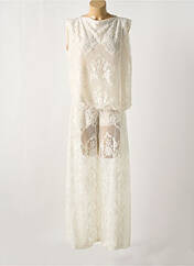 Ensemble pantalon beige ANGELA DAVIS pour femme seconde vue