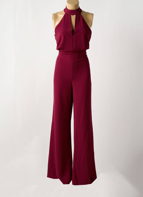 Combi-pantalon rouge ANGELA DAVIS pour femme