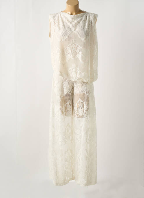 Ensemble pantalon beige ANGELA DAVIS pour femme