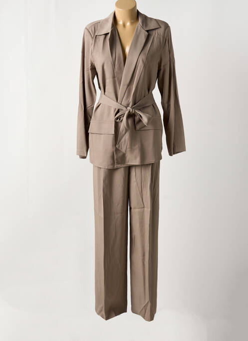 Ensemble pantalon marron ANGELA DAVIS pour femme