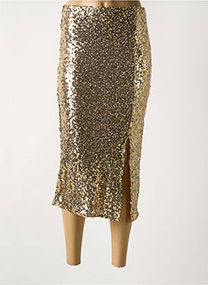 Jupe longue taille normale or ANGELA DAVIS femme
