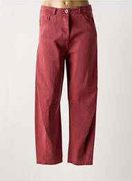 Jeans coupe large taille normale taille normale rouge CIVICO 1 femme