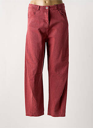 Jeans coupe large taille normale taille normale rouge CIVICO 1 femme