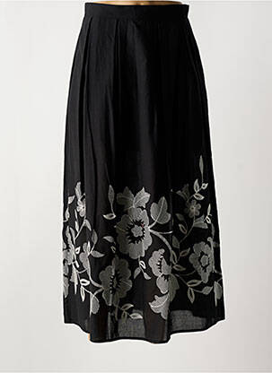 Jupe longue noir ANGELA DAVIS pour femme