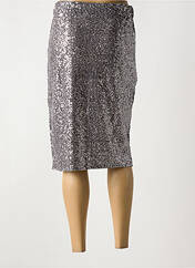 Jupe mi-longue argent ANGELA DAVIS pour femme seconde vue