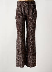 Pantalon droit marron CIVICO 1 pour femme seconde vue