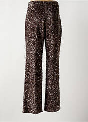 Pantalon droit marron CIVICO 1 pour femme seconde vue