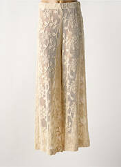 Pantalon large beige LUMINA pour femme seconde vue