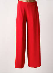 Pantalon large rouge ANGELA DAVIS pour femme seconde vue