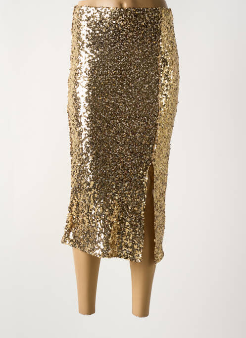 Jupe longue taille normale or ANGELA DAVIS femme
