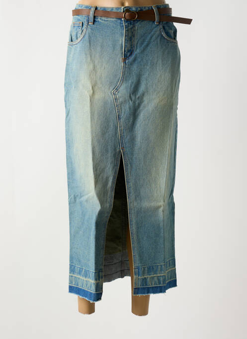 Jupe longue bleu ANGELA DAVIS pour femme