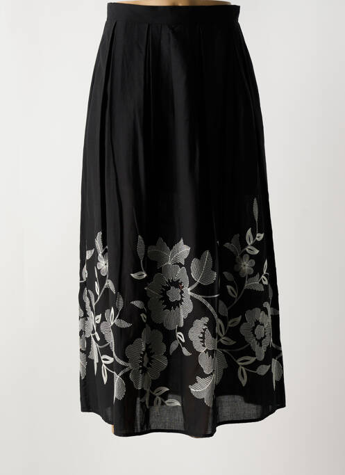 Jupe longue noir ANGELA DAVIS pour femme