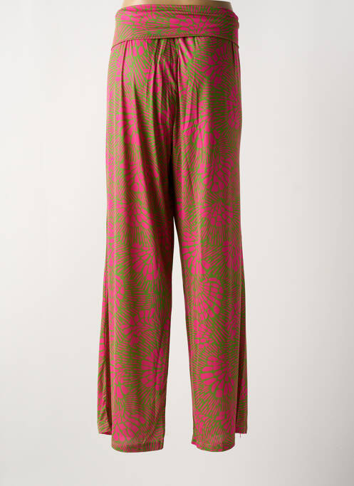Pantalon droit vert DIANA GALLESI femme