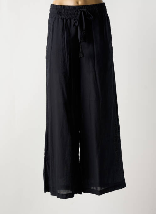 Pantalon large noir ANGELA DAVIS pour femme